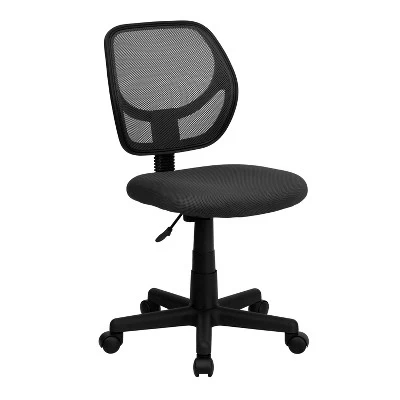 Emma And Oliver Mid-Back Mesh Swivel Task Office Chair With Curved Square Back 12 Emma And Oliver Mid-Back Mesh Swivel Task Office Chair With Curved Square Back - Image 12
