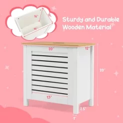 Costway Wooden Toy Storage Organizer Kids Toy Chest W/Lid For Kindergarten Bedroom White 17 Costway Wooden Toy Storage Organizer Kids Toy Chest W/Lid For Kindergarten Bedroom White -Online Furniture Store GUEST e3344107 3a19 447a 9707 5a5283fa188d