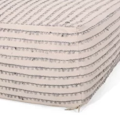 Gaddie Boho Rectangular Bean Bag Ottoman White/Gray/Black - Christopher Knight Home -Online Furniture Store GUEST e3444652 3376 4582 819c 7ba37e680a05