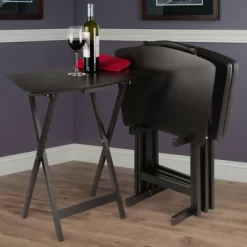 5pc Anila Fan Shape Snack Table Coffee - Winsome -Online Furniture Store GUEST e37a704f aee7 4b42 9062 b7e1972d5ee9