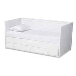 Twin To King Thomas Expandable Daybed With Storage Drawers - Baxton Studio -Online Furniture Store GUEST e4ff6bbd 245d 4fc7 bef3 feffd1e963c0
