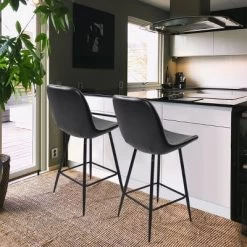 26" Edmund Upholstered Faux Leather Counter Height Stool (Set Of 2) -The Pop Maison -Online Furniture Store GUEST e55d5a49 89b6 4e4d abe4 9b8fd01e055b