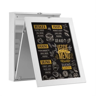 Tangkula Wall Mounted Table Fold Out Convertible Desk With Space Saver Chalkboard 3 Tangkula Wall Mounted Table Fold Out Convertible Desk With Space Saver Chalkboard - Image 3