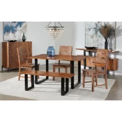 Brownstone Iii Dining Table Brown/Black - Treasure Trove Accents -Online Furniture Store GUEST e75f95b2 edb1 4305 930f e3b502820bbf
