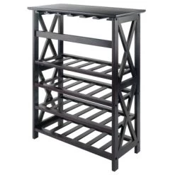 Rio 24 Bottles Wine Rack Wood/Espresso - Winsome -Online Furniture Store GUEST e7818ae6 2fca 4c51 8433 411e390440ee