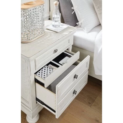 Robbinsdale 2 Drawer Nightstand White - Signature Design By Ashley 5 Robbinsdale 2 Drawer Nightstand White - Signature Design By Ashley - Image 5
