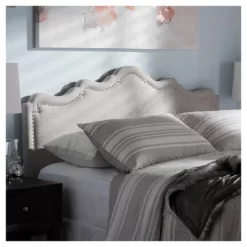 Nadeen Modern And Contemporary Fabric Headboard - Baxton Studio -Online Furniture Store GUEST e85ffd4d 04b9 4f5b 92d2 94f94066a1ae