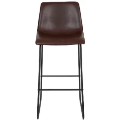Emma And Oliver Set Of 2 Kitchen Bar Height Stool - 30 Inch LeatherSoft Barstool -Online Furniture Store GUEST e9059d5a 550e 4985 8443 f518b456cc06