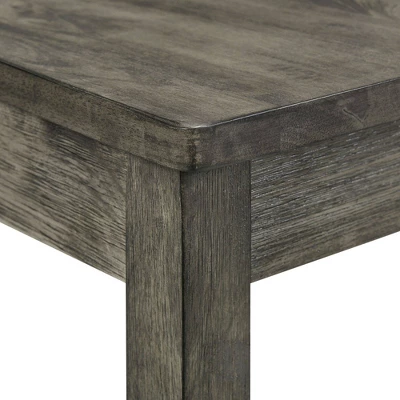 2pc Grayson Counter Height Barstool And Side Chair Set With Wooden Seats Gray - Picket House Furnishings 8 2pc Grayson Counter Height Barstool And Side Chair Set With Wooden Seats Gray - Picket House Furnishings - Image 8