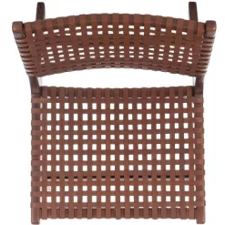 Luna Leather Woven Accent Chair - Safavieh -Online Furniture Store GUEST ec49d6ad 954d 4090 b083 b6ef13697348