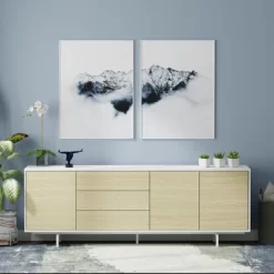 Glenwillow Home Atlas 78" X 28" Highboy Modern TV Stand Cabinet And Sideboard -Online Furniture Store GUEST ee18483b fd32 4f99 a3dd 4a559bde34d1