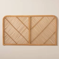 Queen Sakina Rattan Wall Mount Headboard Natural/Brown - Bali & Pari -Online Furniture Store GUEST ee944cb1 91fc 4647 8f57 b5066e661980