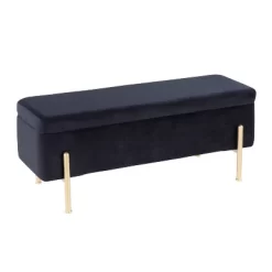 44" Daniella Storage Bench - LumiSource -Online Furniture Store GUEST ef1bbf34 523f 4cc5 8416 3238b10223b6