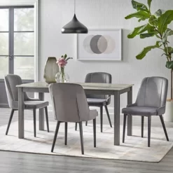 Welland Dining Table Gray - Lifestorey -Online Furniture Store GUEST ef33cca2 4153 48b4 bd83 01fff5e5fb22
