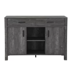 FC Design 47"W Sideboard Storage Cabinet, Dining Server Cupboard Buffet Table With Two Cabinets And Drawers -Online Furniture Store GUEST ef86a986 9238 423b 9c5f 0bd3d5c1f8bf