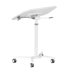 Sit To Stand Mobile Laptop Computer Stand With Height Adjustable White - Techni Mobili -Online Furniture Store GUEST f0305ba3 aae1 478b a39e 6d4ad676521e