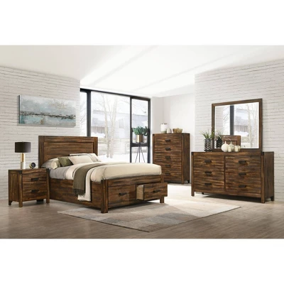 Wren Platform Storage Bed Chestnut - Picket House Furnishings 3 Wren Platform Storage Bed Chestnut - Picket House Furnishings - Image 3
