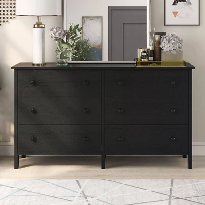 Cooyal 6 Drawer Dresser - MiBasics 1 Cooyal 6 Drawer Dresser - MiBasics