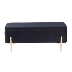 44" Daniella Storage Bench - LumiSource -Online Furniture Store GUEST f20b516c 76bc 4895 a221 030229affef5
