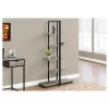60" 5 Shelf Etagere Bookcase Metal Dark Taupe/Black - EveryRoom