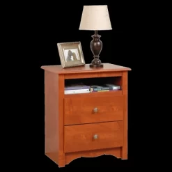 Prepac Open Shelf Nightstand Cherry - Monterey -Online Furniture Store GUEST f29a9331 5c5e 4d4e ad66 1c6cdd0b5ab5