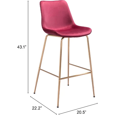 Roubaix Upholstered Bar Chair - ZM Home 10 Roubaix Upholstered Bar Chair - ZM Home - Image 10