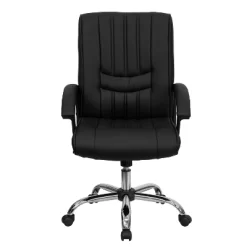 Flash Furniture Mid-Back Black LeatherSoft Swivel Manager's Office Chair With Arms 16 Flash Furniture Mid-Back Black LeatherSoft Swivel Manager's Office Chair With Arms -Online Furniture Store GUEST f4bb9eeb 5260 46d8 985f 47bba09b67de