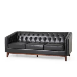 Ovando Contemporary Upholstered 3 Seater Sofa - Christopher Knight Home -Online Furniture Store GUEST f4dd6d22 3980 48c9 be82 1ba0e36ed9c3