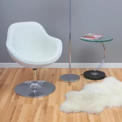 C Table Black/Chrome - Lumisource