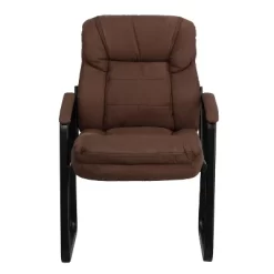 Flash Furniture Executive Side Reception Chair With Lumbar Support And Sled Base -Online Furniture Store GUEST f65f0355 c453 4c28 9941 4a231bdd5cf4