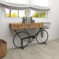 Farmhouse Metal Console Table Red - Olivia & May -Online Furniture Store GUEST f72dc23e 6cf2 4180 8731 13ac28a12098