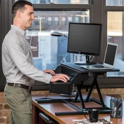 Stand Up Desk Store AirRise Pro Two Tier Standing Desk Converter Monitor Stand With Built-In Keyboard Tray 6 Stand Up Desk Store AirRise Pro Two Tier Standing Desk Converter Monitor Stand With Built-In Keyboard Tray -Online Furniture Store GUEST f78ae16d a0c2 422b 94dc f5f50b962c3c