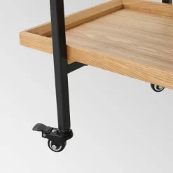 Gerard Industrial Wooden Bar Cart - Christopher Knight Home -Online Furniture Store GUEST f8431f3c 9f57 4d00 80d3 36297e18921e