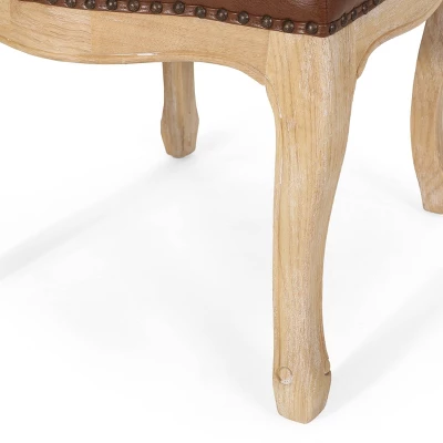 2pk Shylo Contemporary Faux Leather Dining Chairs - Christopher Knight Home 6 2pk Shylo Contemporary Faux Leather Dining Chairs - Christopher Knight Home - Image 6