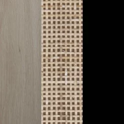 47" Mina Rattan And Wood 2 Door TV Cabinet For TVs Up To 59" Light Oak/Matte Black - Nathan James -Online Furniture Store GUEST fbe5ffd6 5568 41dd 8834 f08b7a65a5b8