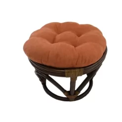 Rattan Ottoman With Micro Suede Cushion - International Caravan -Online Furniture Store GUEST fc9dfcb9 1062 48fc 906b 0ef37bf99fdb