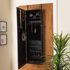 Richelle Wood Hanging Jewelry Armoire With Mirror - Baxton Studio 14 Richelle Wood Hanging Jewelry Armoire With Mirror - Baxton Studio -Online Furniture Store GUEST fcc43451 7158 4b13 a9f6 f7a2aa23d3fd