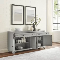 Tara Sideboard Distressed Gray - Crosley -Online Furniture Store GUEST fd219f6e 7b30 4018 8832 0f1510f9a0b8