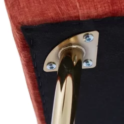 29.5" Modern Chenille Accent Armchair With Gold Metal Legs And Throw Pillow - ModernLuxe 21 29.5" Modern Chenille Accent Armchair With Gold Metal Legs And Throw Pillow - ModernLuxe -Online Furniture Store GUEST fd73a1ae 2537 48d8 abdd 5778efdf5e23