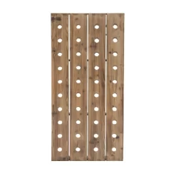 Rustic Wood Wall Wine Rack Brown - Olivia & May -Online Furniture Store GUEST fd7f8525 b159 423d ac89 10e17faa173b