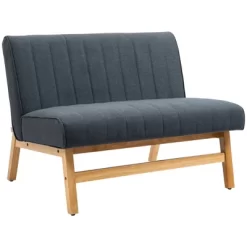 HOMCOM 42" Small Loveseat Sofa Couch For Bedroom, Living Room Furniture, Space-Saving 2 Seater Couch, Modern Couch Loveseat Upholstered 13 HOMCOM 42" Small Loveseat Sofa Couch For Bedroom, Living Room Furniture, Space-Saving 2 Seater Couch, Modern Couch Loveseat Upholstered -Online Furniture Store GUEST fddead25 006c 40f1 b60b 475301be56af