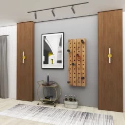 Rustic Wood Wall Wine Rack Brown - Olivia & May -Online Furniture Store GUEST feb70664 a13d 4cec 806a 41239389cb25