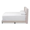 Lisette Fabric Upholstered Bed - Baxton Studio