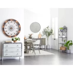 Glam Painted Wood And Mirror Chest White - Olivia & May -Online Furniture Store GUEST fff37c66 730a 46f5 b4f6 f5566a107e5e